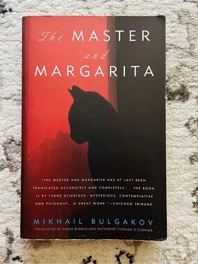 The Master and Margarita by Mikhail Bulgakov - Red & Black Cover